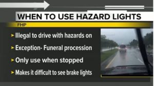 Why Whare And When Use Hazard Lights While Driving In Texas