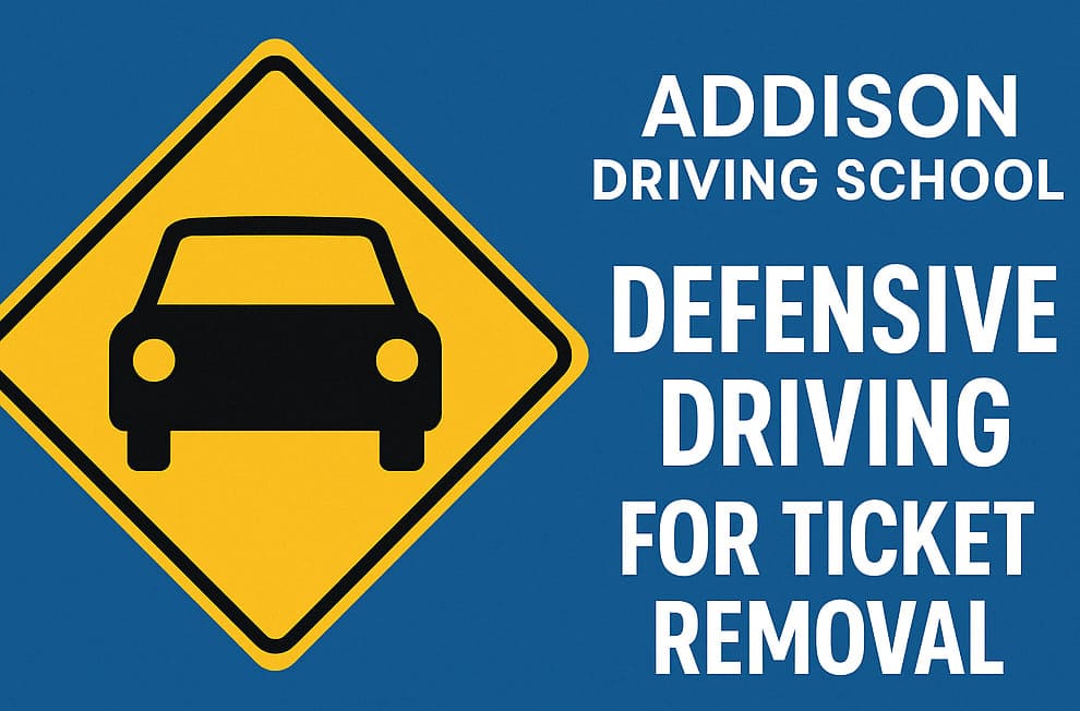 Defensive course for ticket removal